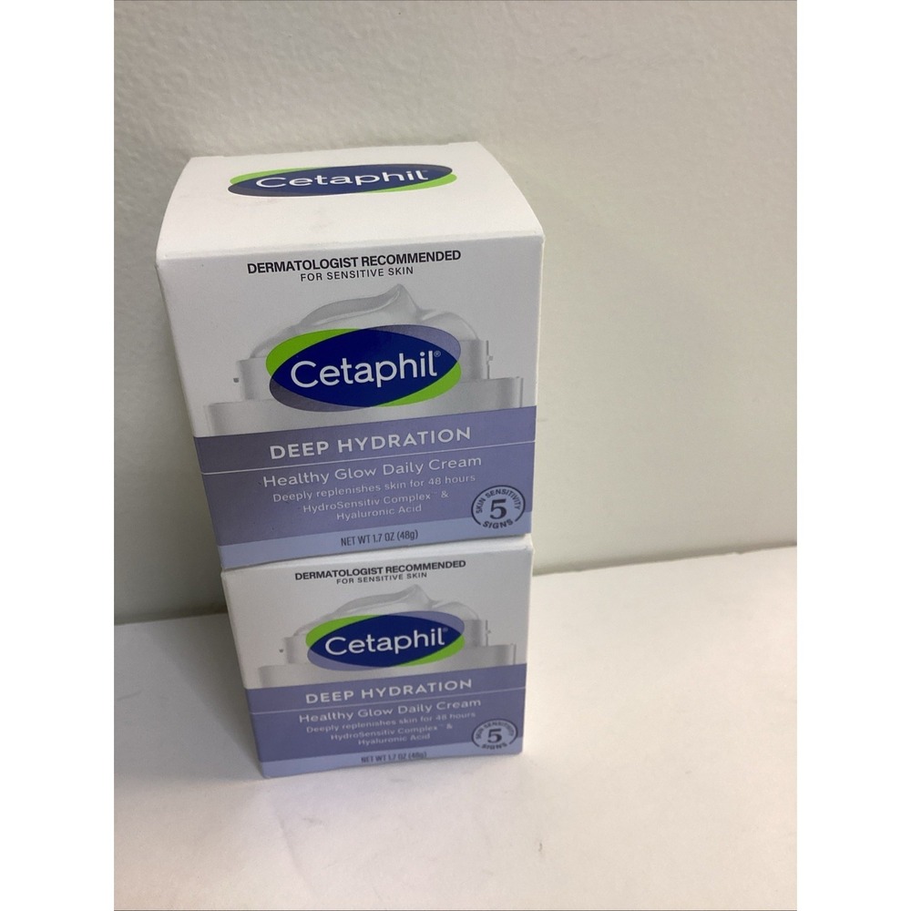 Cetaphil Deep Hydration Healthy Glow Daily Cream W/ Hyaluronic Acid 1.7 Oz - Picture 10 of 16